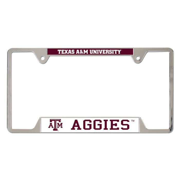 WinCraft Texas A&M University S43689 Chrome Metal Domed Emblem