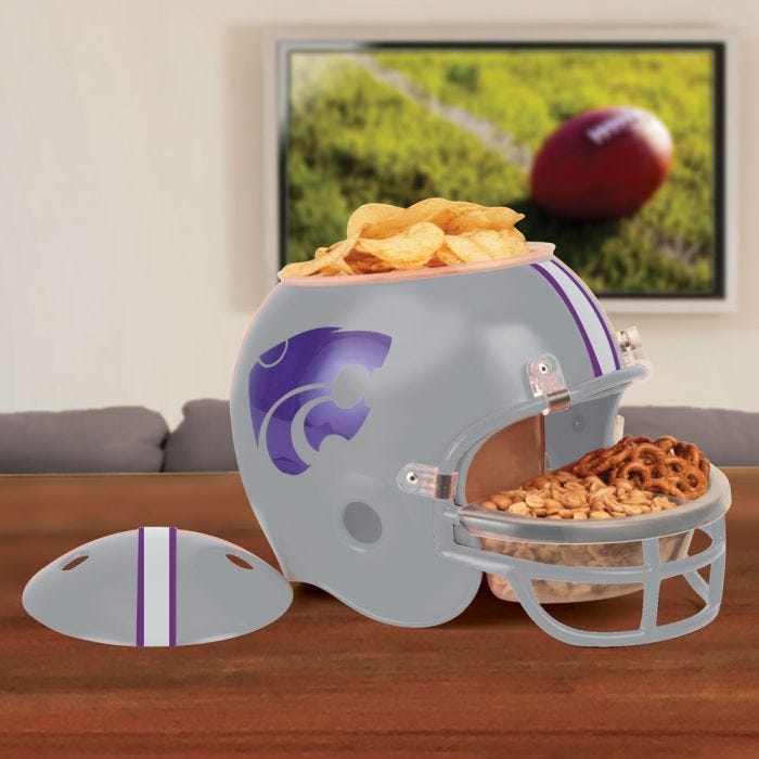 Snack helmet