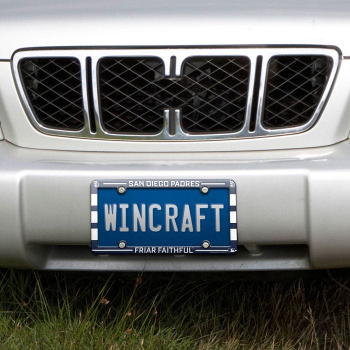 golden state warriors license plate holder