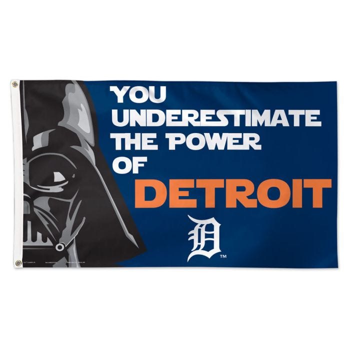 Custom Name And Number Detroit Tigers Darth Vader Star Wars