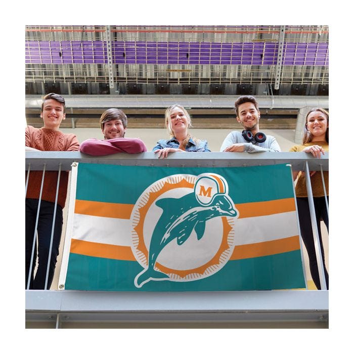 retro dolphins logo
