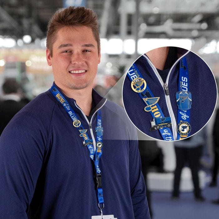 St. Louis Blues Lanyard - Blue 