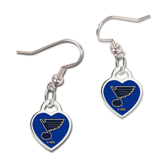 st louis blues earrings