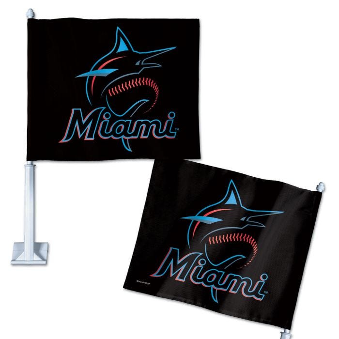 miami dolphins car flags