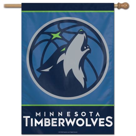 Minnesota Timberwolves Vertical Flag 28" x 40"