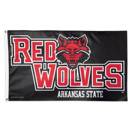 Arkansas State Red Wolves Flag - Deluxe 3' X 5'
