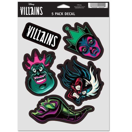 Villains / Disney VILLAINS Multi Use 5 Fan Pack Villains