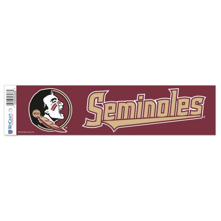 Florida State Seminoles Bumper Strip 3" x 12"