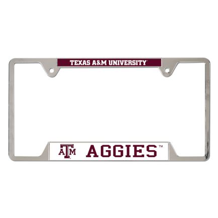 WinCraft Texas A&M University S43689 Chrome Metal Domed Emblem
