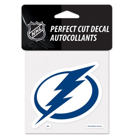 Tampa Bay Lightning Perfect Cut Color Decal 4" x 4"