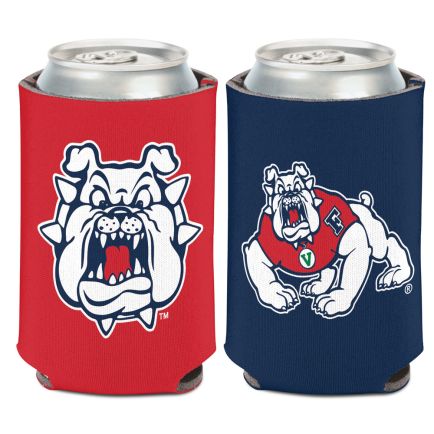 Fresno State Bulldogs TWO COLOR Can Cooler 12 oz.