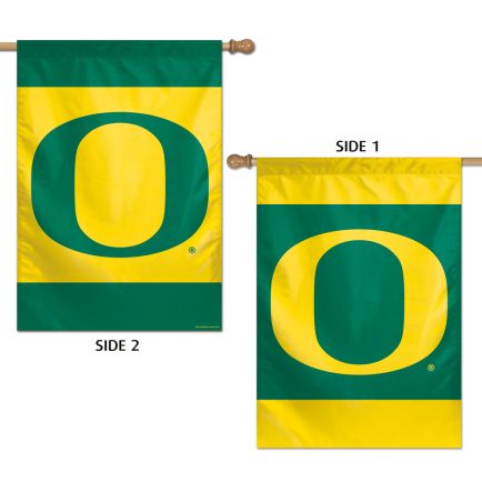 Oregon Ducks Vertical Flag 2 Sided 28" x 40"