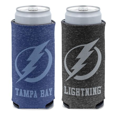 Tampa Bay Lightning colored heather 12 oz Slim Can Cooler