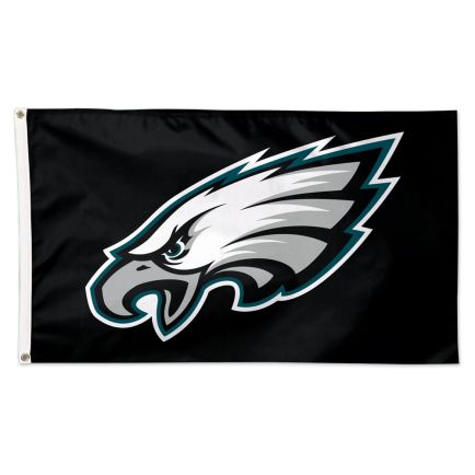 Philadelphia Eagles Black background Flag - Deluxe 3' X 5'