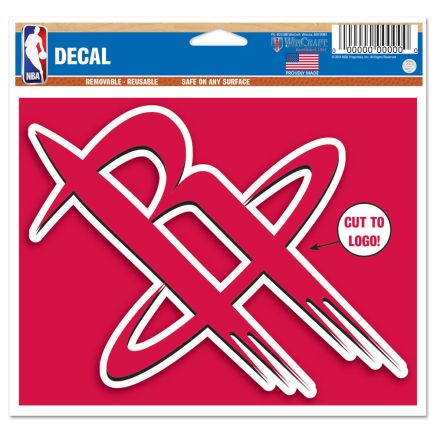 Houston Rockets Multi-Use Decal - cut to logo 5" x 6"