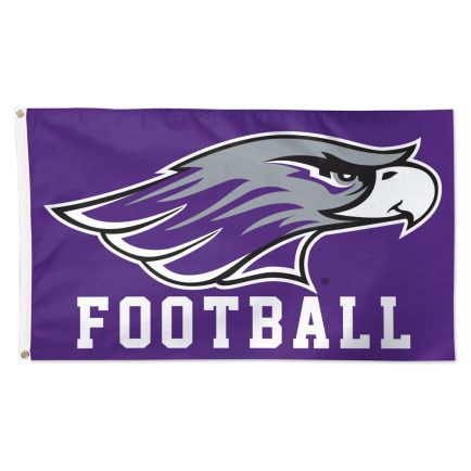 Wisconsin-Whitewater Warhawks FOOTBALL Flag - Deluxe 3' X 5'