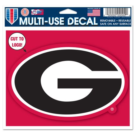 Georgia Bulldogs Multi-Use Decal - cut to logo 5" x 6"