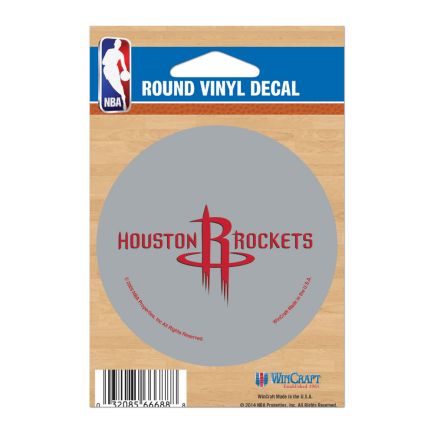 Houston Rockets Round Vinyl Decal 3" x 3"
