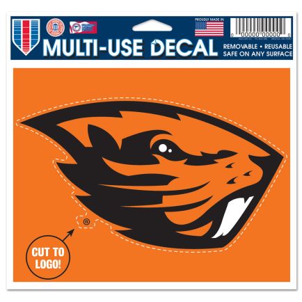 Oregon State Beavers Multi-Use Decal - cut to logo 5" x 6"