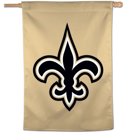 New Orleans Saints Logo Vertical Flag 28" x 40"