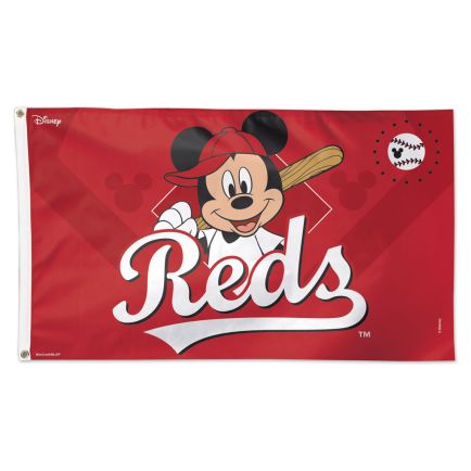 Cincinnati Reds / Disney Flag - Deluxe 3' X 5'