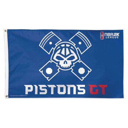 Pistons GT Detroit Pistons Flag - Deluxe 3' X 5'