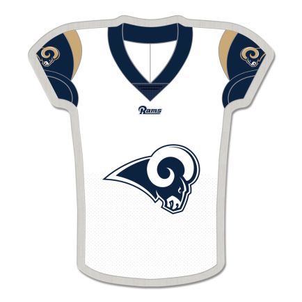 Los Angeles Rams Jersey Collector Pin Jewelry Card