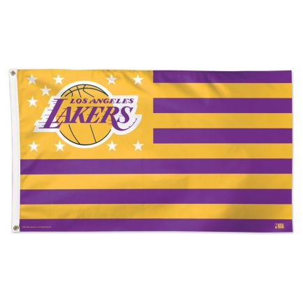 Los Angeles Lakers / Patriotic Flag - Deluxe 3' X 5'
