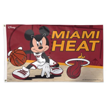 Miami Heat / Disney Flag - Deluxe 3' X 5'