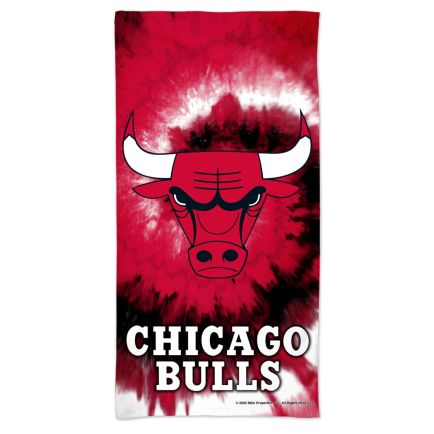 Chicago Bulls TDYE Spectra Beach Towel 30"  x 60"