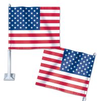 Patriotic American Flag Car Flag 11.75" x 14"