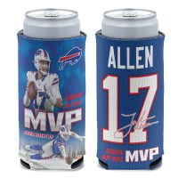 Buffalo Bills 2024 NFL AP MVP 12 oz Slim Can Cooler Josh Allen
