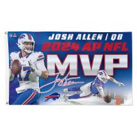 Buffalo Bills 2024 NFL AP MVP Flag - Deluxe 3' X 5' Josh Allen