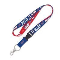 Buffalo Bills 2024 NFL AP MVP Lanyard w/detachable buckle 1" Josh Allen