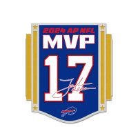 Buffalo Bills 2024 NFL AP MVP Collector Pin Jewelry Card Josh Allen
