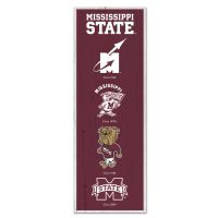 MISSISSIPPI STATE BULLDOGS / Vintage Collegiate EVOLUTION Wood Sign 6" x 17"