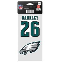 Philadelphia Eagles Perfect Cut Decal Set of two 4"x4" Saquon Barkley
