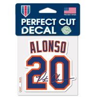 New York Mets PLAYERS CHOICE DIAMOND CLUB(R) Perfect Cut Color Decal 4" x 4" Pete Alonso