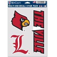 Louisville Cardinals Multi Use 3 Fan Pack