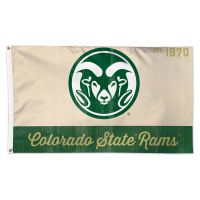 Colorado State Rams / Vintage Collegiate Flag - Deluxe 3' X 5'