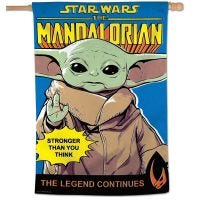 The Mandalorian / A Star Wars Story THE MANDALORIAN, THE LEGEND CONTIN Vertical Flag 28" x 40" The Child