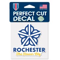City / New York ROCHESTER Perfect Cut Color Decal 4" x 4"