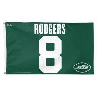 New York Jets Flag - Deluxe 3' X 5' Aaron Rodgers