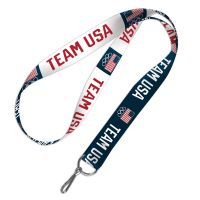 USOC Team USA Logo Lanyard 1"