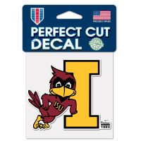 Iowa State Cyclones / Vintage Collegiate VINTAGE Perfect Cut Color Decal 4" x 4"