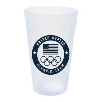 USOC Olympic Team Icicle 16 oz Silicone Pint Glass