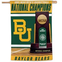 NCAA Div I Basketball Champ Baylor Bears MENS FINAL FOUR CHAMPION BAYL Vertical Flag 28" x 40"