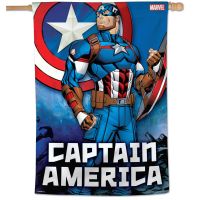 Captain America / Marvel (c) 2021 MARVEL Vertical Flag 28" x 40"