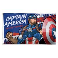 Captain America / Marvel (c) 2021 MARVEL Flag - Deluxe 3' X 5'