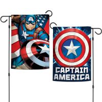 Captain America / Marvel (c) 2021 MARVEL Garden Flags 2 sided 12.5" x 18"